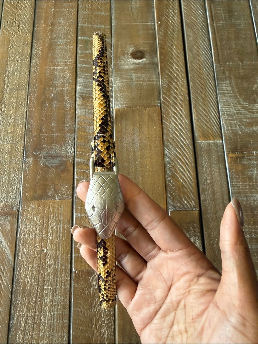 Vintage Genuine Python belt